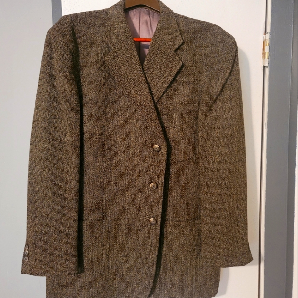 Brown &black tweed